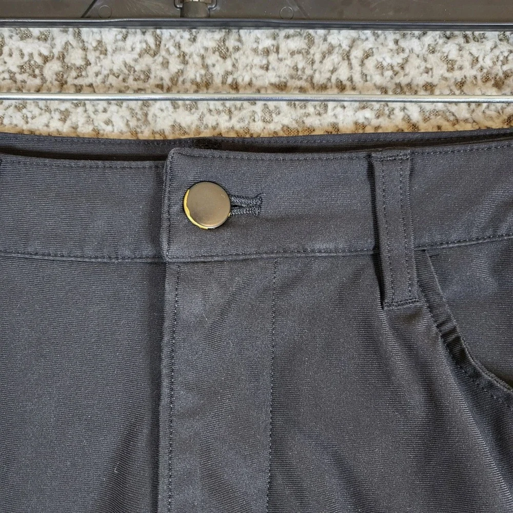 Lululemon Commission Slim Fit‎ Pant Mens 32 Black Casual Commuter Golf